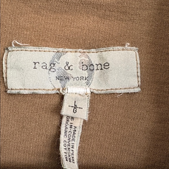 rag & bone Dark Brown Polo Shirt - Picture 2 of 7